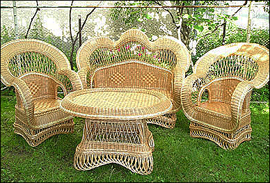Мебель из лозы купить, плетеная мебель Украина Закарпатье Фото